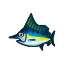 Marlin bleu - Animal Crossing : New Leaf (3DS) [ACNL]